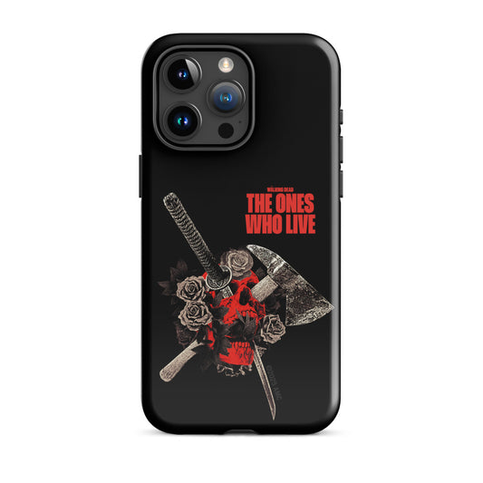 The Walking Dead: The Ones Who Live Skull iPhone Tough Case-12