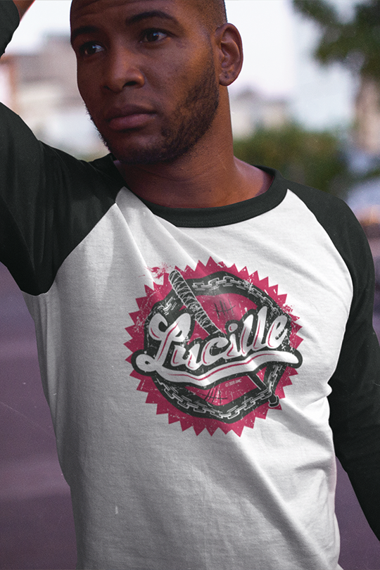 The Walking Dead Lucille 3/4 Sleeve Baseball T-Shirt
