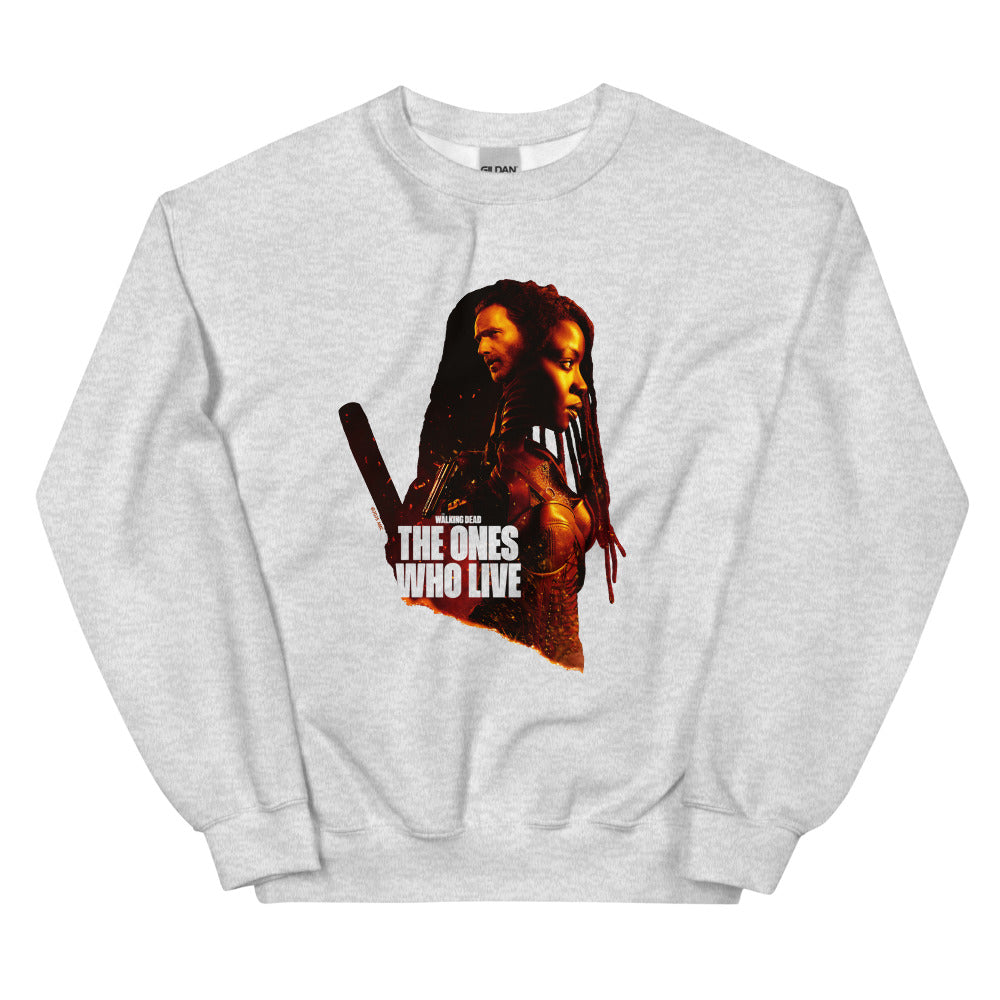 The Walking Dead: The Ones Who Live Michonne Crewneck Sweatshirt