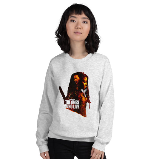 The Walking Dead: The Ones Who Live Michonne Crewneck Sweatshirt-3