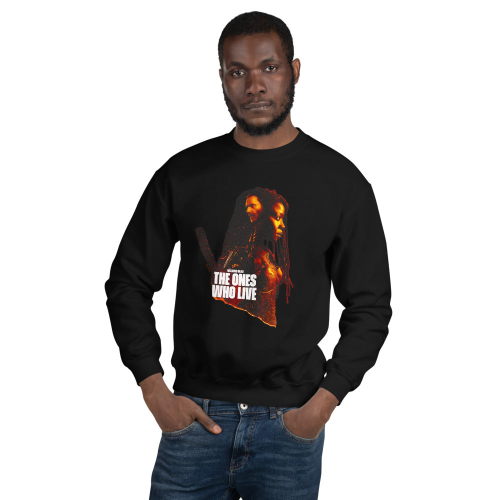 The Walking Dead: The Ones Who Live Michonne Crewneck Sweatshirt