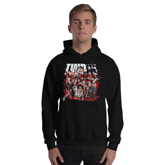 The Walking Dead Hoodie 15th Anniversary Character Mashup-2