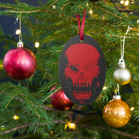 The Walking Dead Skull Wooden Wooden Ornament-2