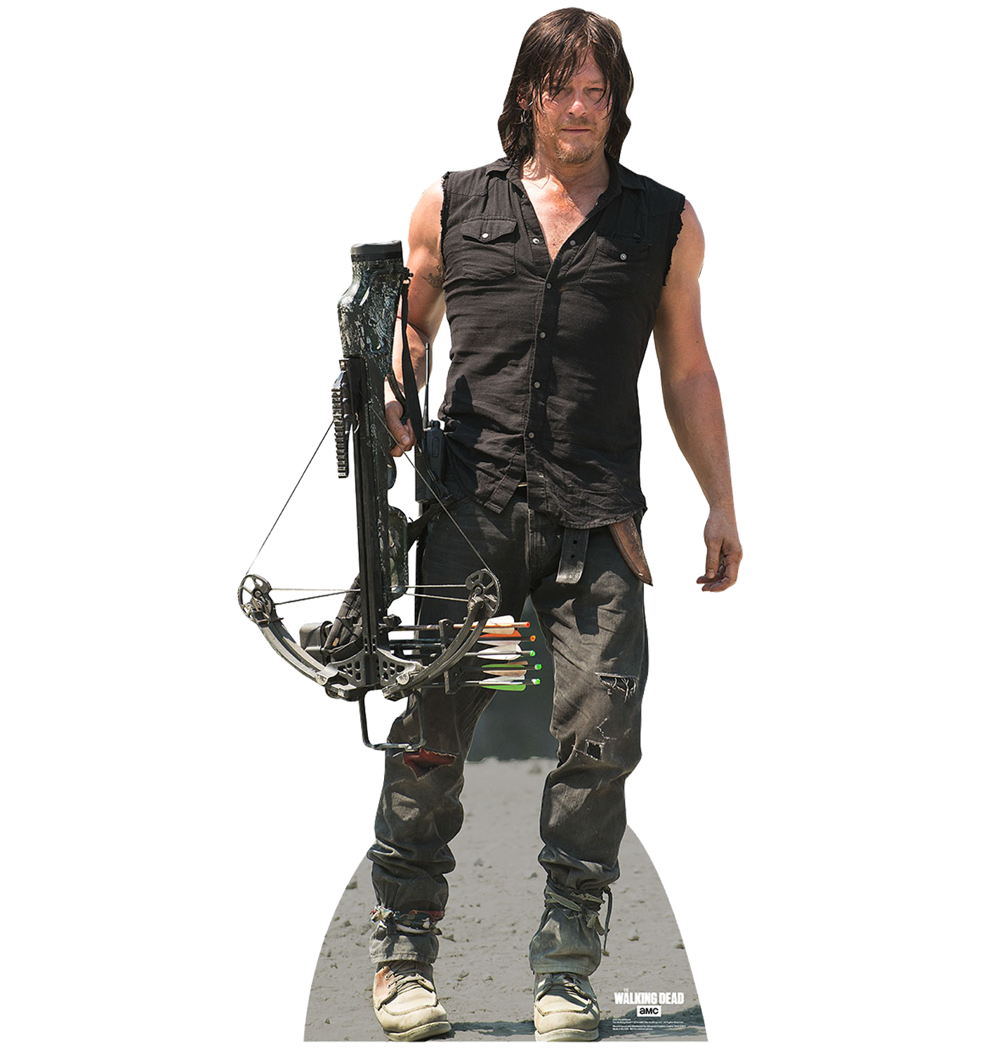The Walking Dead Daryl with Crossbow 01 Cardboard Cut Out Standee-0