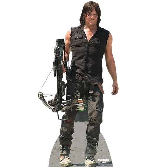The Walking Dead Daryl with Crossbow 01 Cardboard Cut Out Standee-0