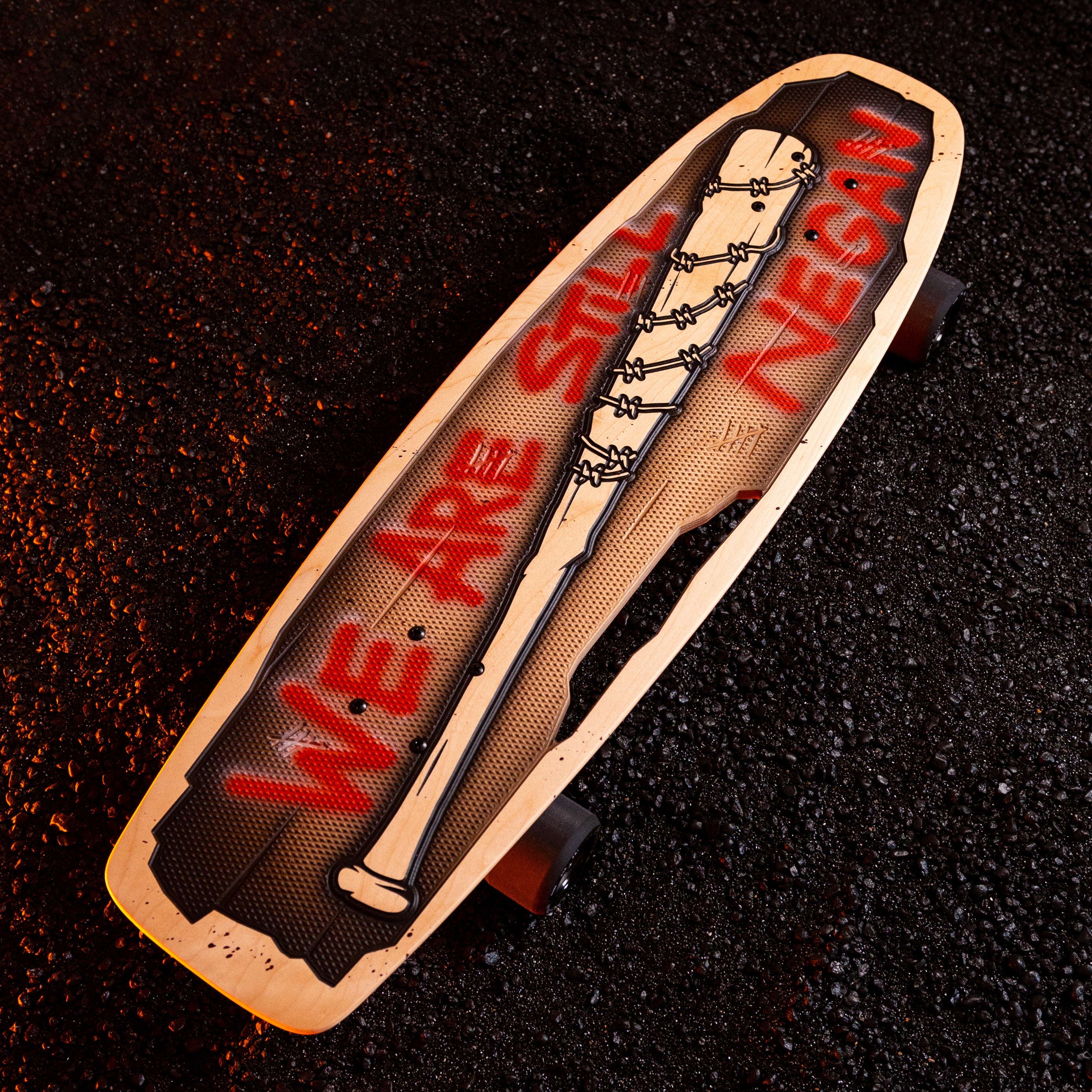 The Walking Dead x Bear Walker Boards Negan Skateboard-1