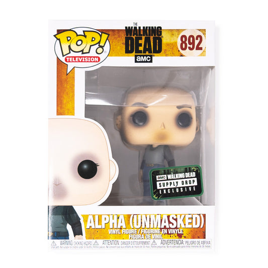Supply Drop Exclusive Alpha Without Mask w/ Sticker POP! Figure by Funko-0