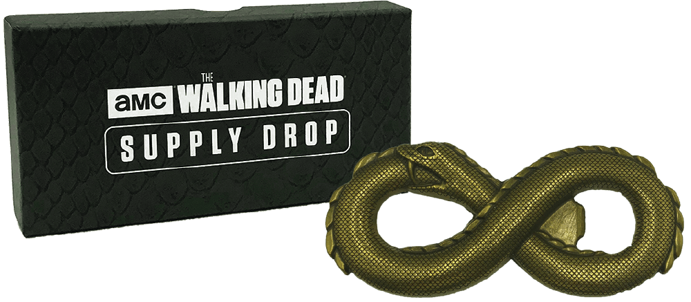 The Walking Dead Alpha Belt Buckle Bottle Opener