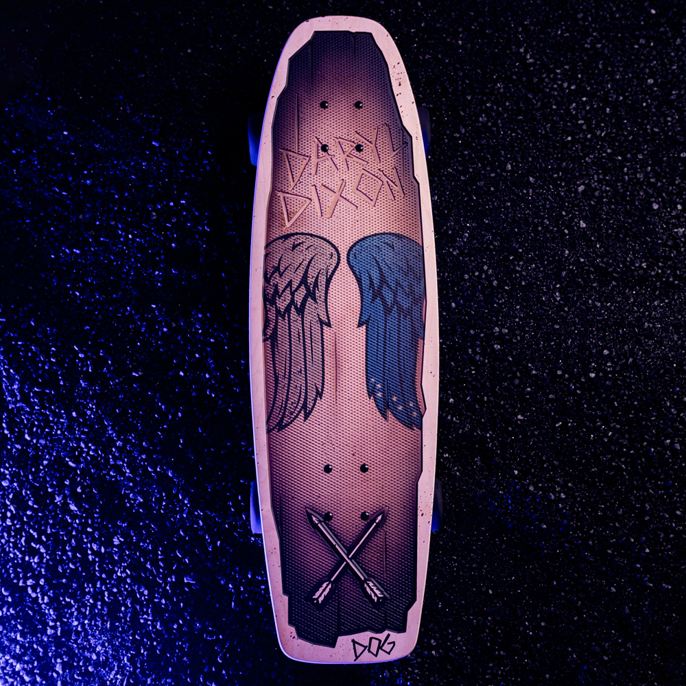The Walking Dead x Bear Walker Boards Daryl Skateboard-1