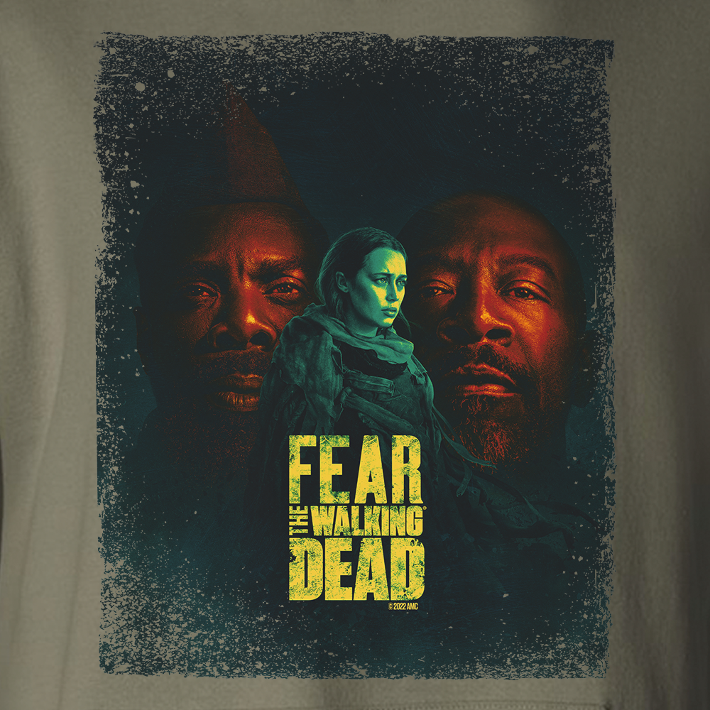 Fear The Walking Dead Season 7B Key Art Fleece Hooded Sweatshirt
