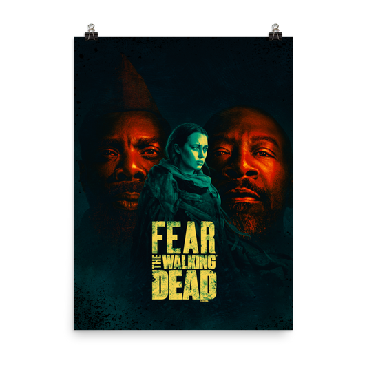 Fear The Walking Dead Season 7B Key Art Premium Satin Poster-0