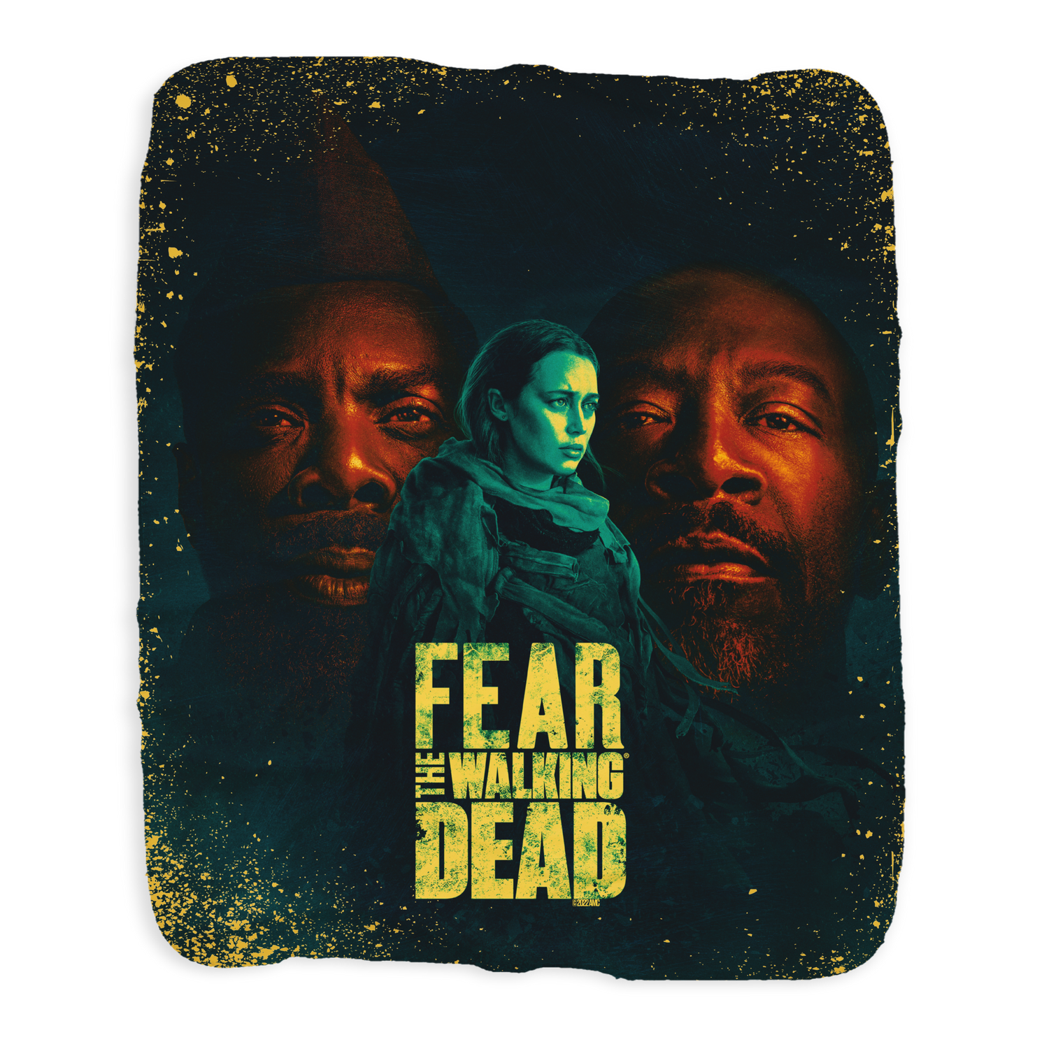 Fear The Walking Dead Season 7B Key Art Sherpa Blanket