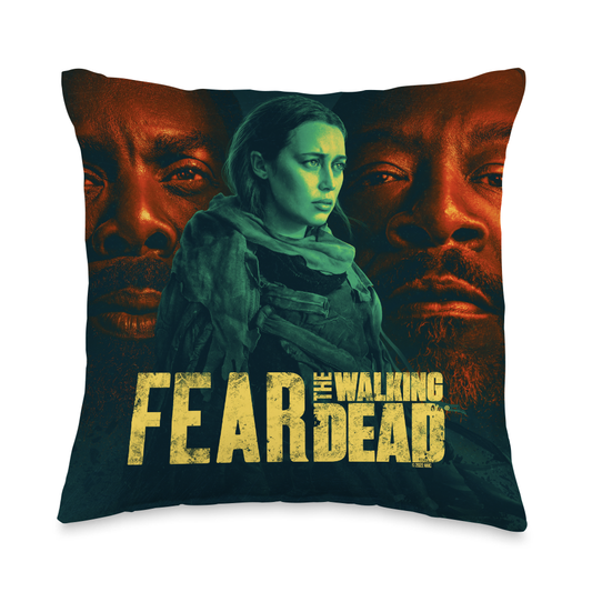 Fear The Walking Dead Season 7B Key Art Throw Pillow-0