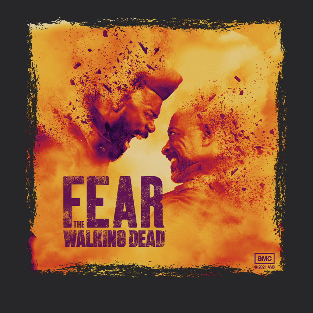Fear The Walking Dead Season 7 Key Art Fleece Hooded Sweatshirt-1