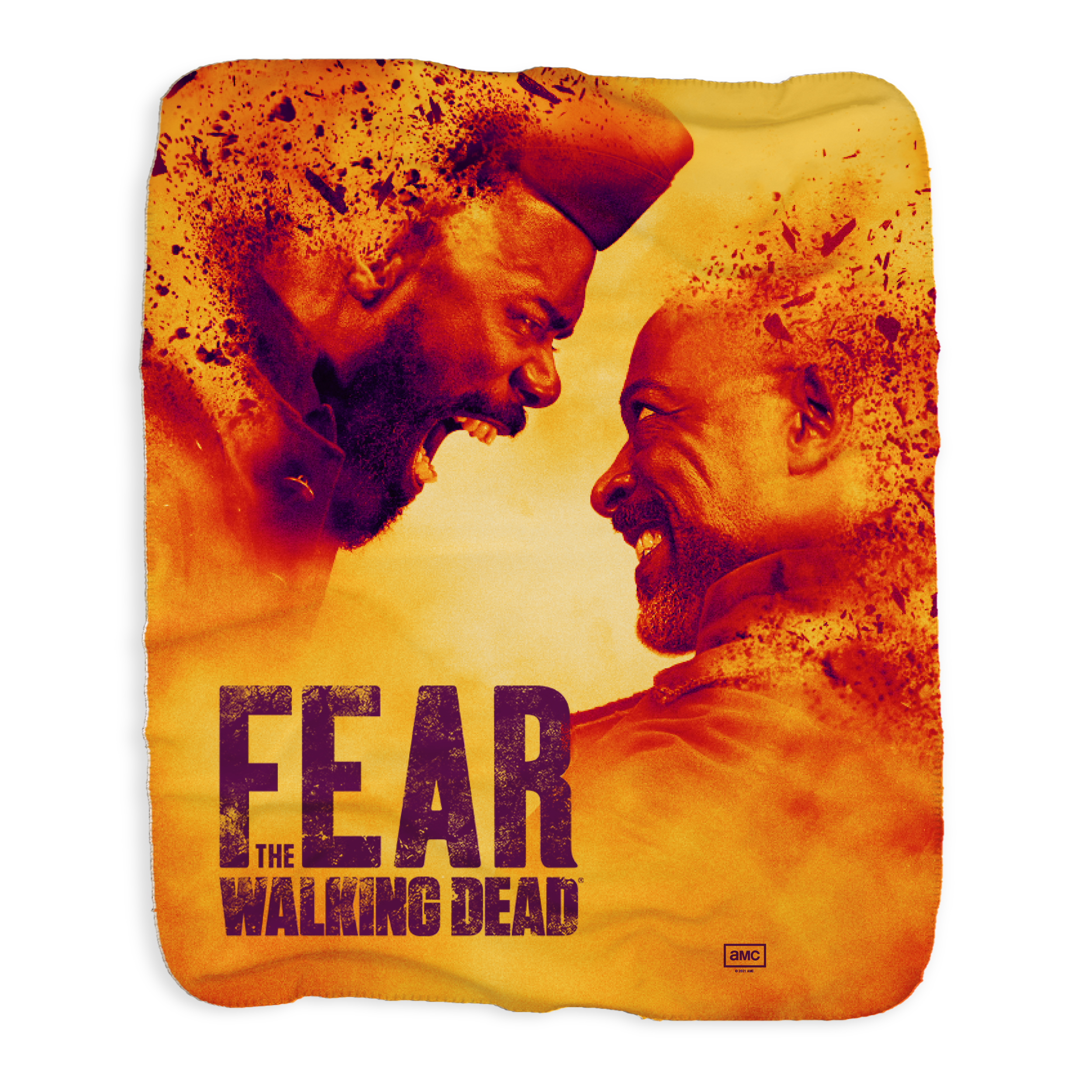 Fear The Walking Dead Season 7 Key Art Sherpa Blanket-2