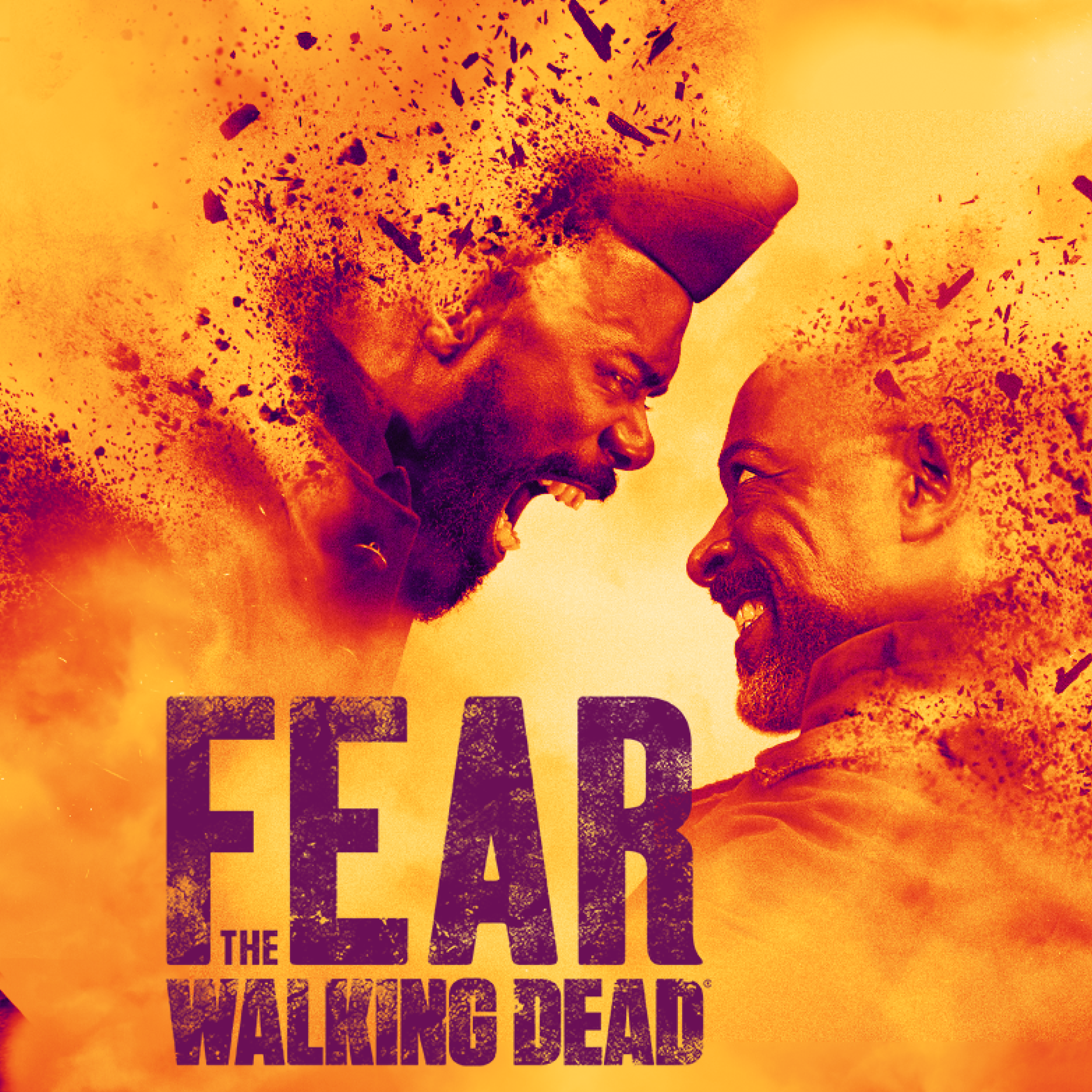 Fear The Walking Dead Season 7 Key Art Sherpa Blanket-1