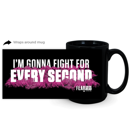 Fear The Walking Dead Fight For Every Second Black Mug-0