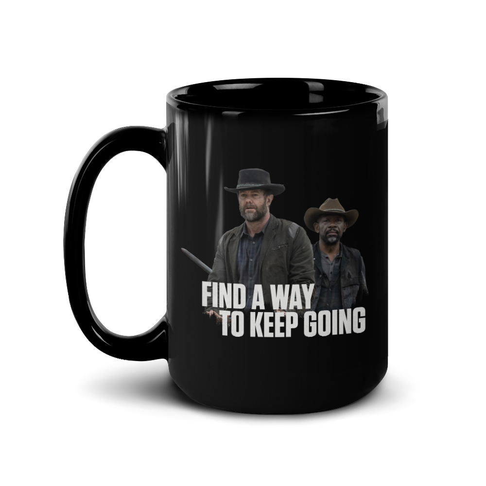 Fear The Walking Dead Keep Going Black Mug-0