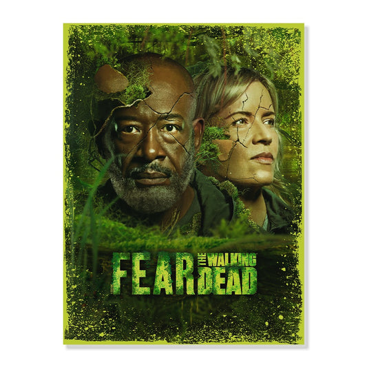 Brand New The Walking Dead Fight The Dead Fear The Living poster 17x11  protected