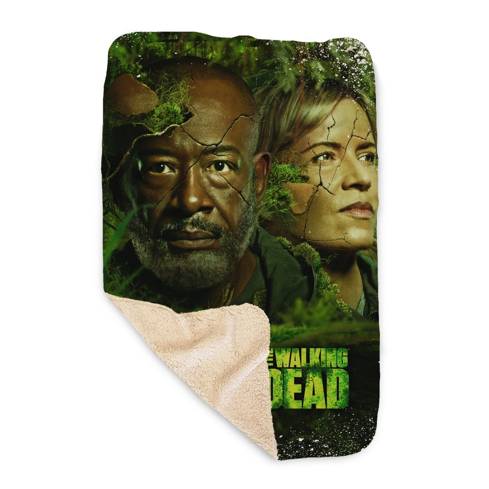 Fear The Walking Dead Season 8A Key Art Sherpa Blanket-5
