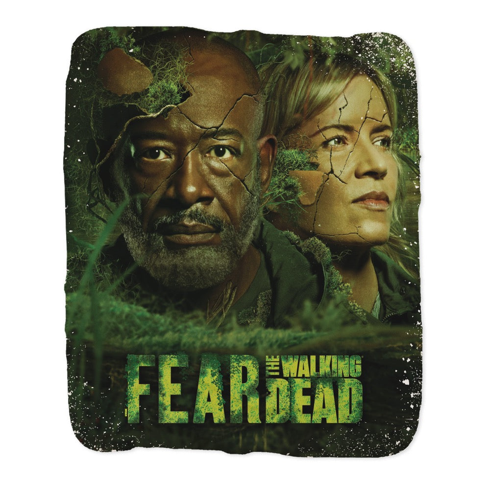 Fear The Walking Dead Season 8A Key Art Sherpa Blanket-2
