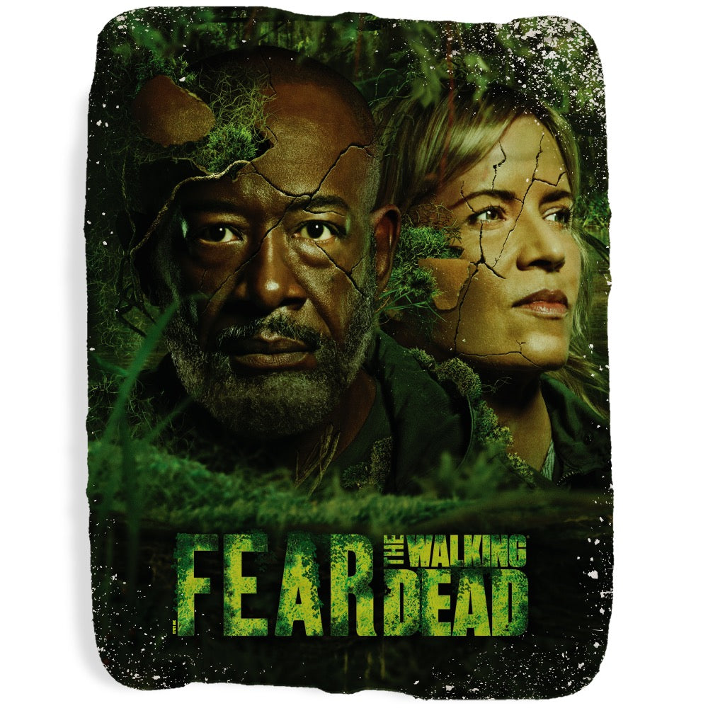 Fear The Walking Dead Season 8A Key Art Sherpa Blanket-0