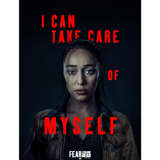 Fear The Walking Dead Season 6 Alicia Quote Metal Sign-1