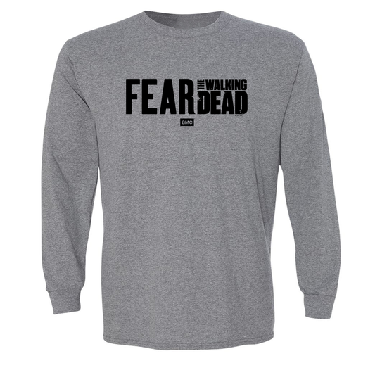Fear The Walking Dead Season 6 Logo Adult Long Sleeve T-Shirt-0