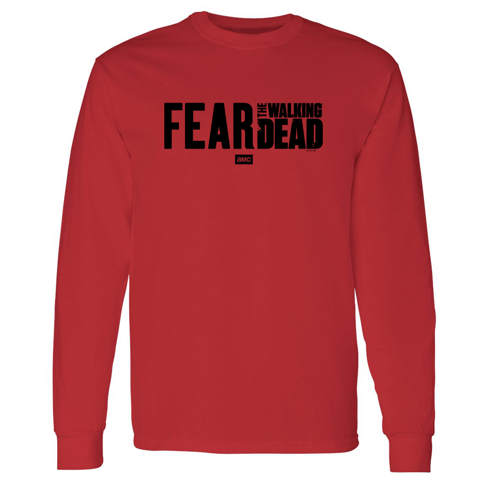Fear The Walking Dead Season 6 Logo Adult Long Sleeve T-Shirt-1