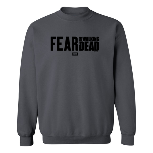 Fear The Walking Dead Season 6 Logo Fleece Crewneck Sweatshirt-0