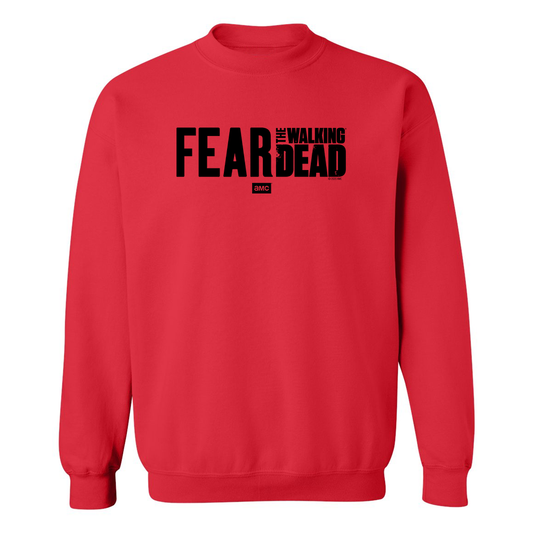 Fear The Walking Dead Season 6 Logo Fleece Crewneck Sweatshirt-1