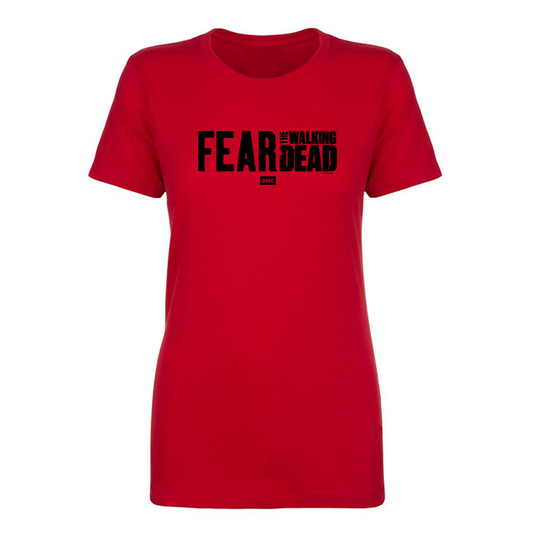 Fear The Walking Dead Season 6 Logo Women's Short Sleeve T-Shirt-0