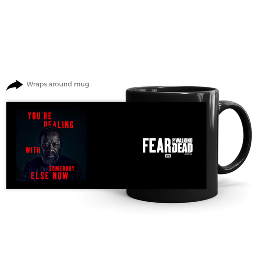 Fear The Walking Dead Season 6 Morgan Quote Black Mug-0