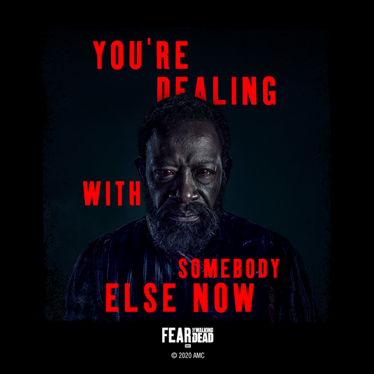 Fear The Walking Dead Season 6 Morgan Quote 17 oz Pint Glass-1