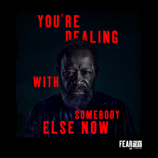 Fear The Walking Dead Season 6 Morgan Quote Adult Short Sleeve T-Shirt-1
