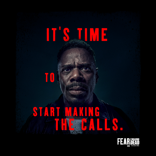 Fear The Walking Dead Season 6 Strand Quote Fleece Crewneck Sweatshirt-1