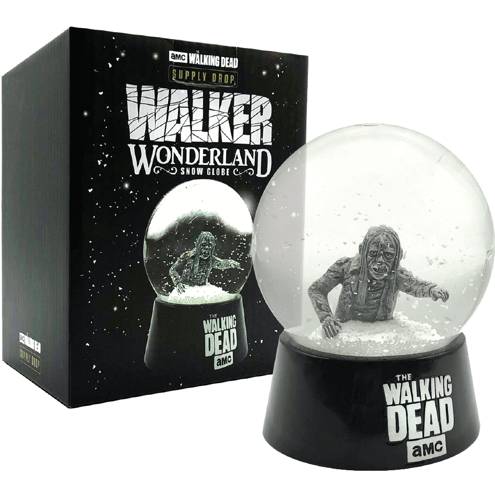 The Walking Dead Winter Walker Snow Globe-5