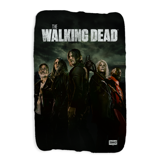 The Walking Dead Season 11A Key Art Sherpa Blanket-0