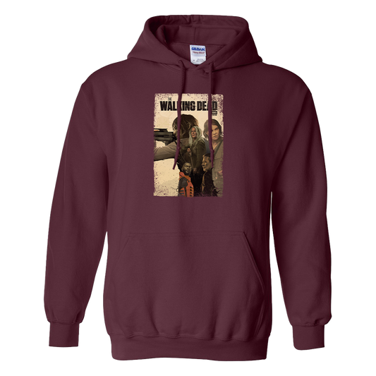 The Walking Dead Season 11B Key Art Fleece Hooded Sweatshirt-3
