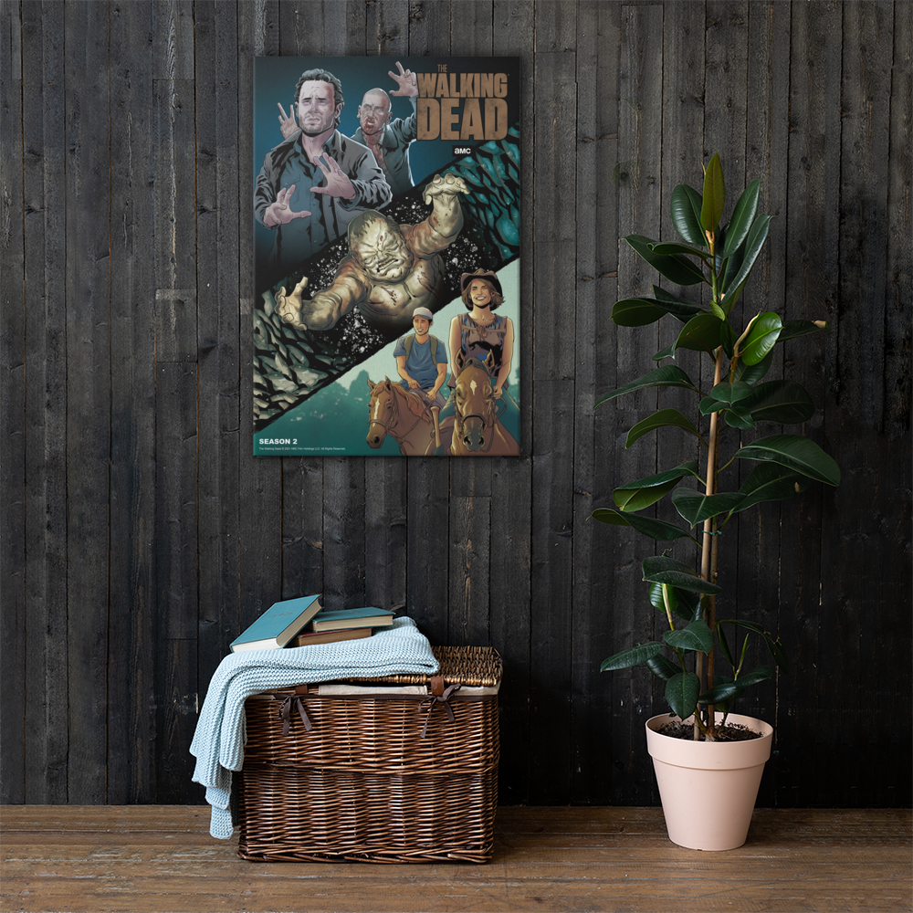 11 Weeks of TWD – Season 4 by Christine Norrie Premium Gallery Wrapped Canvas