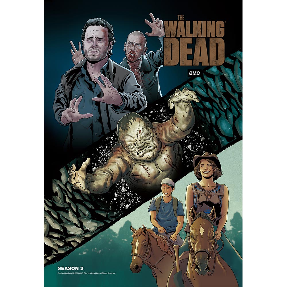 11 Weeks of TWD – Season 4 by Christine Norrie Premium Gallery Wrapped  Canvas