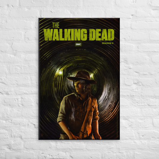 11 Weeks of TWD – Season 8 by Micheline Pitt Premium Gallery Wrapped Canvas-1