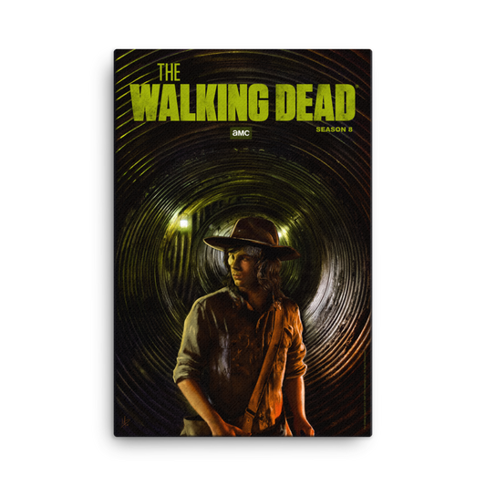 11 Weeks of TWD – Season 8 by Micheline Pitt Premium Gallery Wrapped Canvas-0