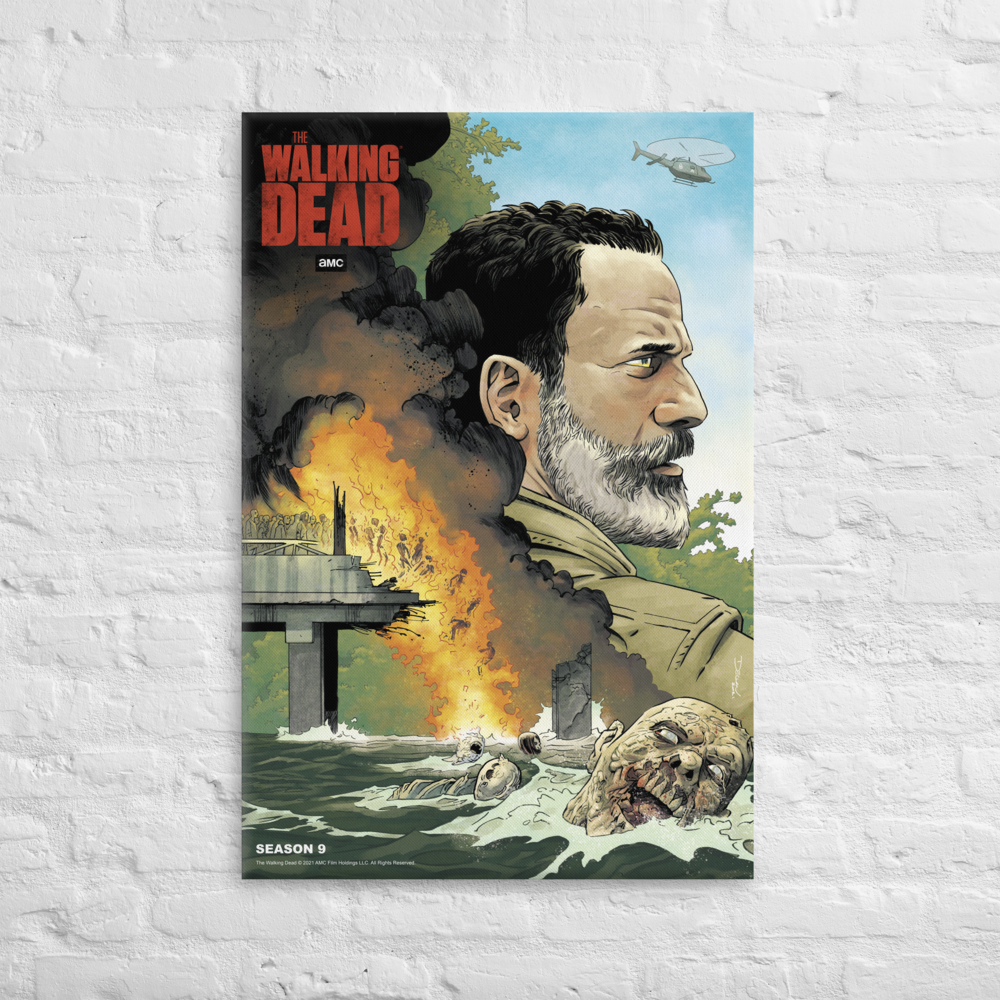  The Most Exciting Game Poster Walking Dead Game Canvas Poster  Print: Posters & Prints