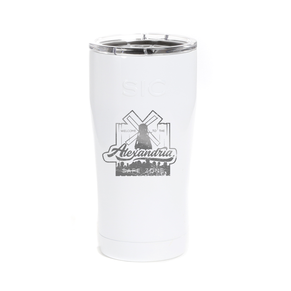 The Walking Dead Alexandria Laser Engraved SIC Tumbler