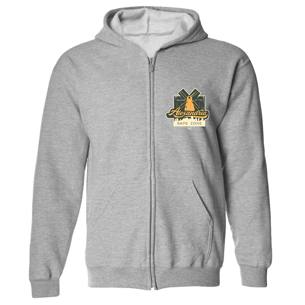 The Walking Dead Alexandria Fleece Zip-Up Hooded Sweatshirt