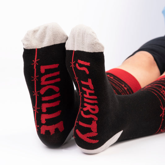 The Walking Dead Lucille Is Thirsty Socks-5