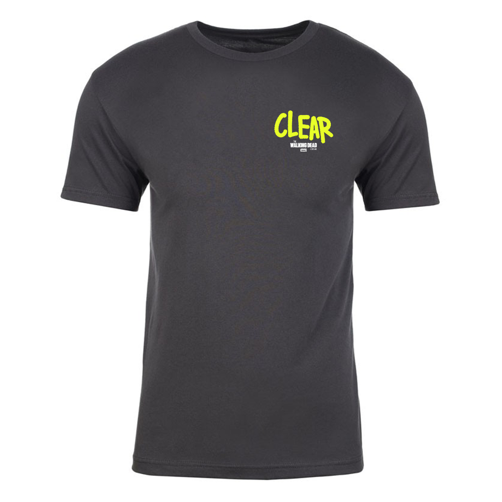 The Walking Dead Clear Graffiti Adult Short Sleeve T-Shirt
