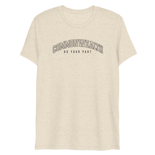 The Walking Dead Commonwealth Collegiate Adult Tri-Blend T-Shirt-0