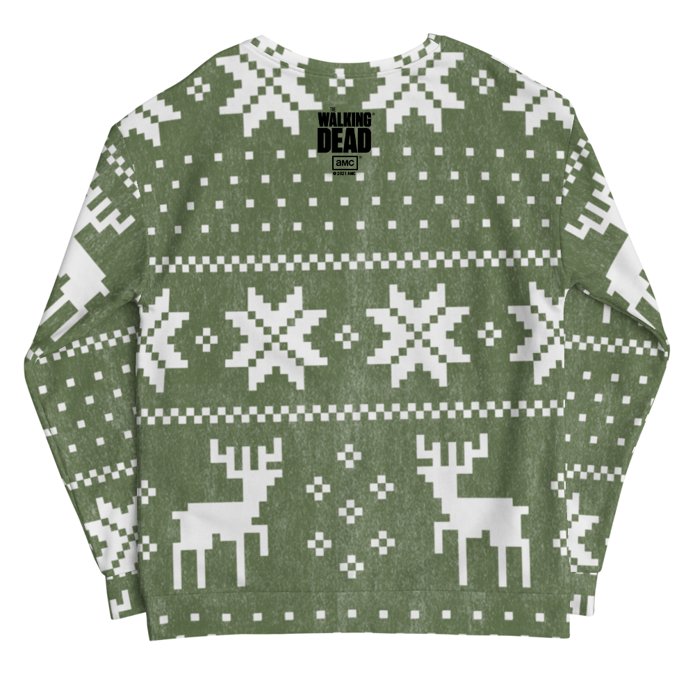 The Walking Dead Commonwealth Holiday Sweater Unisex Crew Neck Sweatshirt
